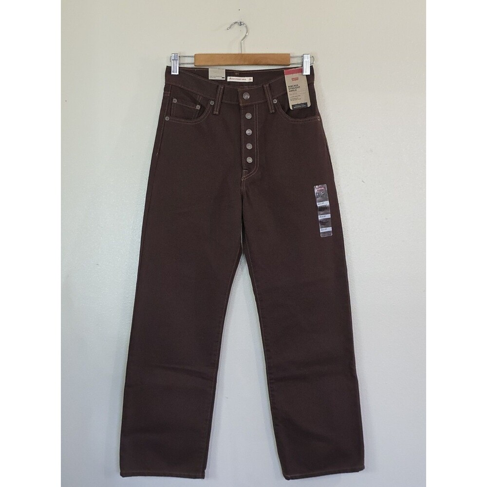 Levi's Brown Straight Leg Jeans